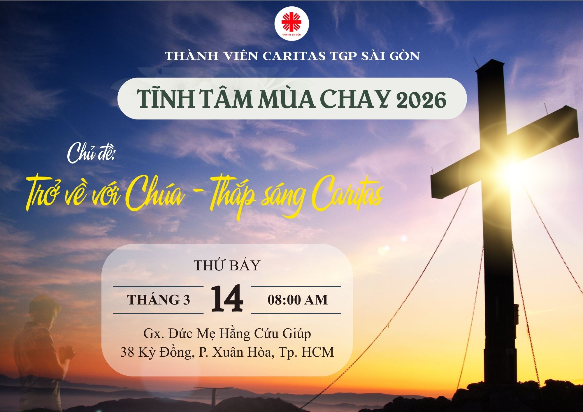 THÔNG BÁO TĨNH TÂM MÙA CHAY 2026