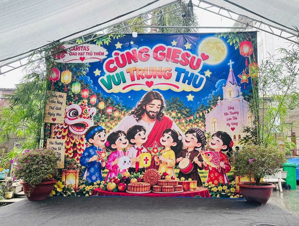 Caritas hạt Thủ Thiêm tổ chức đêm hội “Cùng Giêsu, vui Trung thu”